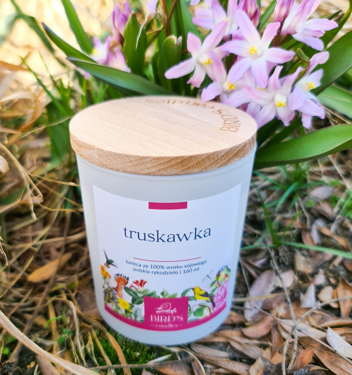 Świeca sojowa Truskawka 160 ml - obrazek 5