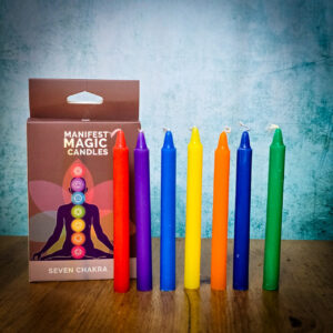 Zestaw magicznych świec 7 czakr