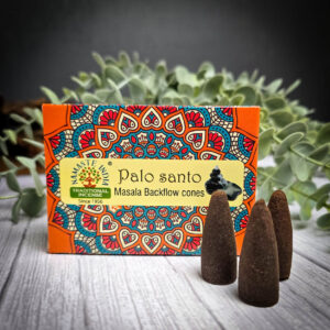 Kadzidełka Stożkowe Backflow- Palo Santo - Namaste India